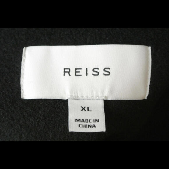 NEW REISS Men's Gable Wool-Blend Coat in black Size XL #C4311 - Picture 8 of 11